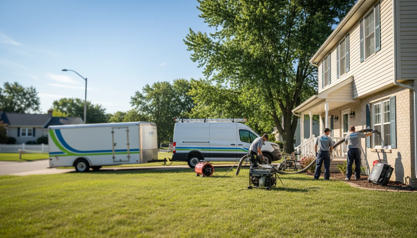Flooded Basement Restoration And Cleanup With Repair in Custer, WI near me